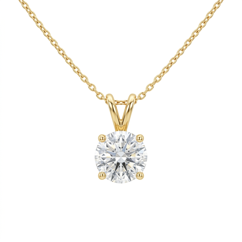 Solitaire Diamond Pendant